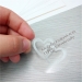 Custom transparent vinyl labels printing from China