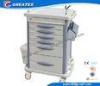 Record Luxury Anesthesia Hospital medical instrument trolley With Utility Container