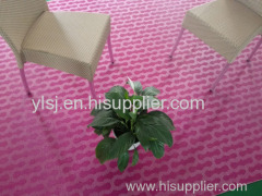 Europen Style Warm Anti-slip PVC Woven Vinyl Carpet