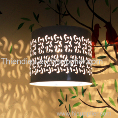 Zinc Lamp Shade .