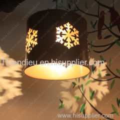 Zinc Lamp Shade .