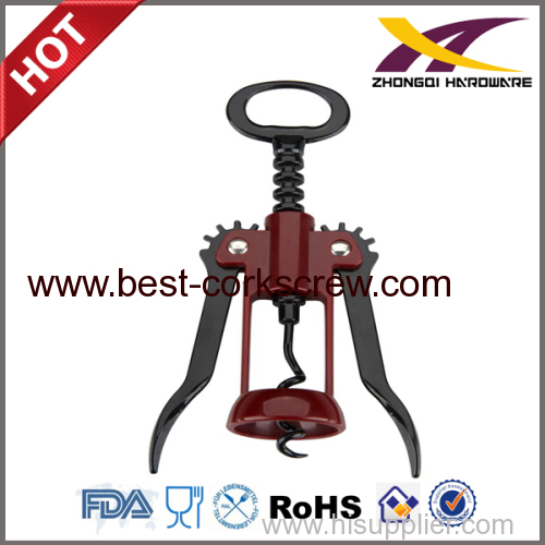 Deluxe red painting wine corkscrew