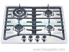 4 burners stainless steel panel gas stove