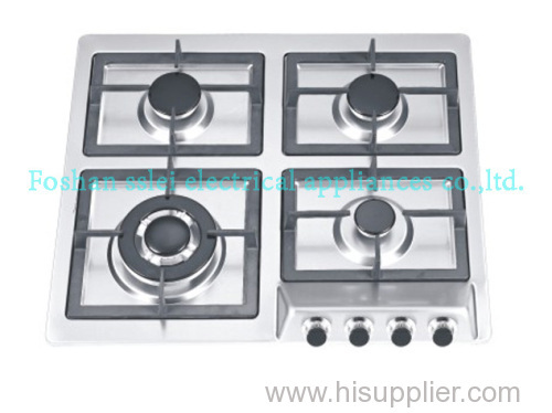 4 Burners stainless steel panel gas cooker