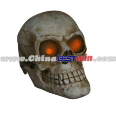 Skull Solar Decoration Red LED Light