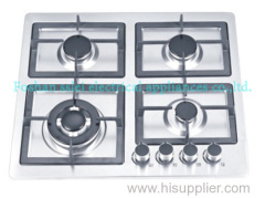 Strong firepower 4 burners stainless steel gas cooker