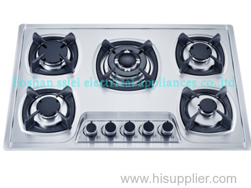 5 burners kitchen gas cooker gas stove