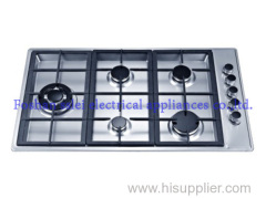 Built-in 5 burners kitchen gas stove