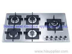 Built-in kitchen gas stove with 5 burners