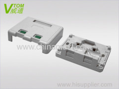 2 Port Surface mount box Empty box with Icon Manufacture in China
