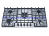 Stainless steel panel gas stove with 5 burners