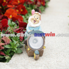 Dwarfs Toys with Pink Hat Solar Spot Light