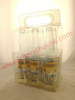 Six Packs Rectangular Hand Carry Gel Beer Tote Bottle Gift Bag Beer Packaging