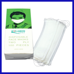 Two ply disposable mask 100pcs per box