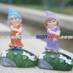 Wonderland Seven Dwarf Post Solar Light