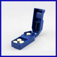 pill spliter with pill box and cutter