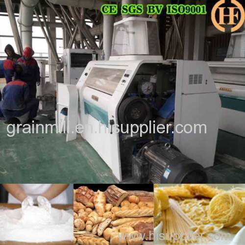 50T/24H wheat flour milling machine which can process soft wheat  hard wheat durum wheat