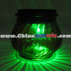 Round Deck Outdoor Light Solar Power Lawn Light