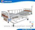 Professional Manual Hospital Bed With Pad , Three Crank Medical Equipment Beds