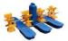 Aquaculture Equipment Paddlewheel Aerator Machine / Water Floating Aerator