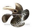 3-Blade White Outboard Nylon Stainless Marine Propellers Anti-rust and High Strength