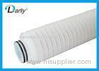 Water Filtration Pleated PTFE Filter Cartridge / 20 Inch Water Filter Cartridge