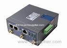 M2M HSPA + 3G High Speed Industrial Cellular Router with 2xLAN 1xRS232 3xI/O
