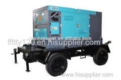 Four Wheel Trailer Diesel Generator Set