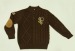 Boys' Autumnal Brown Placket Turtleneck Jumpers