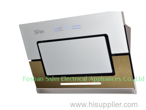 Sensitive touch switch tempered glass panel range hood