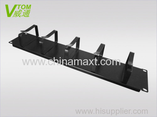 2U Metal Cable Wiring Block with 5 metal rings