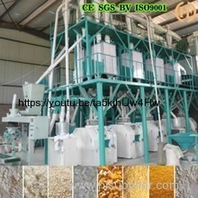 50t/24h Maize Flour Milling Machine maize milling plant