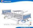 Home care hospital beds With Dinning Table , ABS , Metal Hospital Equipment bed