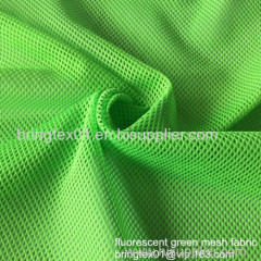 Jiaxing soft fluorescent mesh fabric sportsshoes sportswear