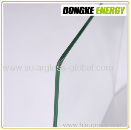 Ultra clear low iron solar tempered glass 5.0mm