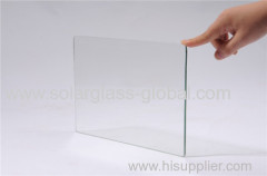 4.0mm AR coated low iron solar glass