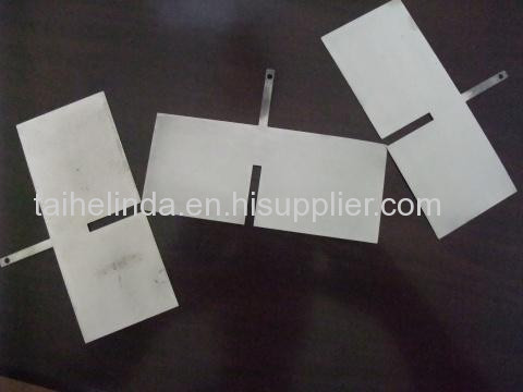 Platinum titanium anode sheet for electrolytic bath