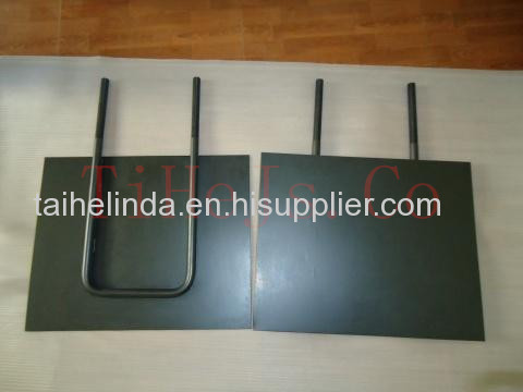 Ru-Ir titanium anode plate