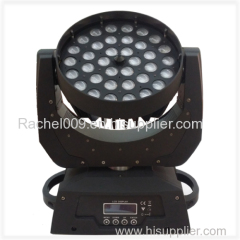 36X10W moving head with zoom wash light
