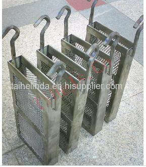 the titanium anode baskets