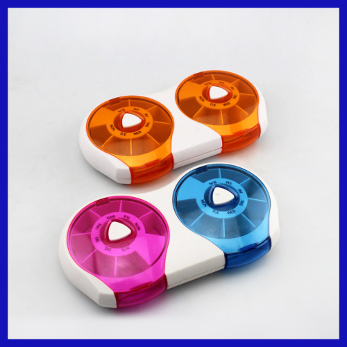 Pill Case Transparent Plastic Compartment Storage Box