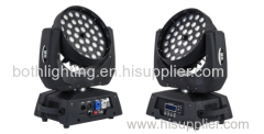 36X10W moving head with zoom wash
