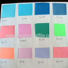 the colors sanding paper