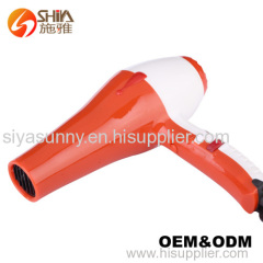 infrared ionic low noise hair dryer fan motor professional 2100w red white