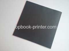 Print special paper cover softback brochure silver stamping book