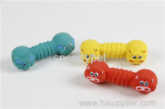 Fashion design of latex toys with squeaker pet sex toy for dog