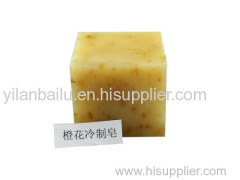 Orange flower cold soap (square)
