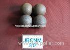 Hot Rolling / Forged Grinding Steel Ball for Mining and Cement Mill 58 - 61hrc Surface Hardness