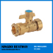 Forged brass lockable ball valve