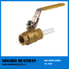 High Quality Lead Free brass Lockable ball valve with Locking handle